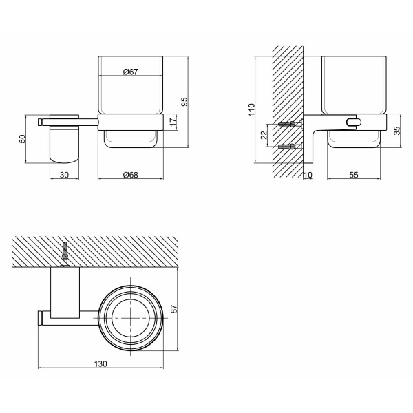 Стакан Lidz (CRM) 123.04.01