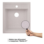 Кухонная мойка Lidz 460х515/200 MAR-07 (LIDZMAR07460515200)