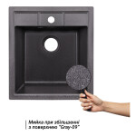 Кухонная мойка Lidz 460х515/200 GRF-13 (LIDZGRF13460515200)