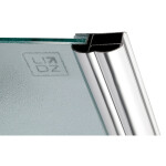 Штора на ванну Lidz Brama SS120x140R.CRM.FR стекло Frost 6 мм, правая