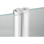 Штора на ванну Lidz Brama SS120x140R.CRM.FR стекло Frost 6 мм, правая