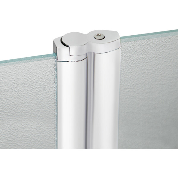 Штора на ванну Lidz Brama SS120x140R.CRM.FR стекло Frost 6 мм, правая