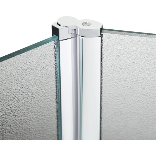 Штора на ванну Lidz Brama SS120x140R.CRM.FR стекло Frost 6 мм, правая