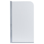 Штора на ванну Lidz Brama SS80x140L.CRM.FR стекло Frost 6 мм, левая