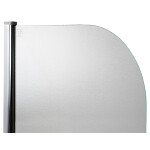 Штора на ванну Lidz Brama SS80x140L.CRM.FR стекло Frost 6 мм, левая