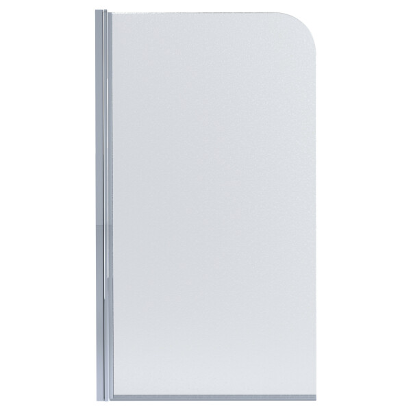 Штора на ванну Lidz Brama SS80x140L.CRM.FR стекло Frost 6 мм, левая