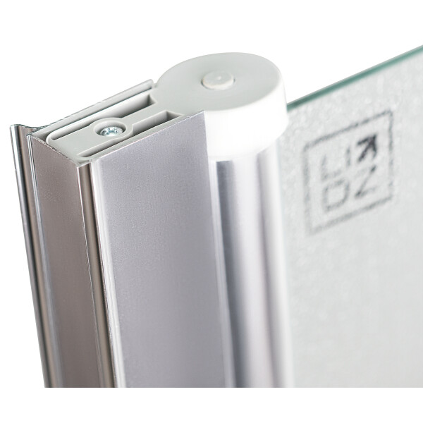 Штора на ванну Lidz Brama SS80x140L.CRM.FR стекло Frost 6 мм, левая