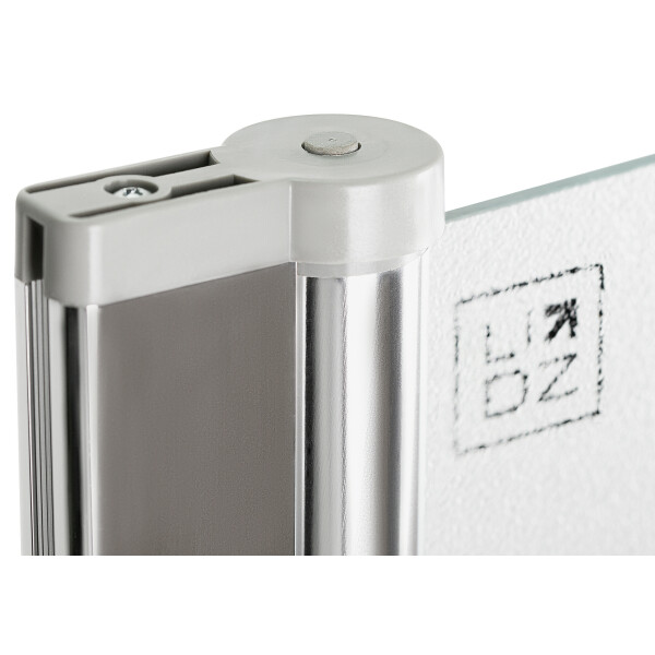 Штора на ванну Lidz Brama SS80x140L.CRM.FR стекло Frost 6 мм, левая