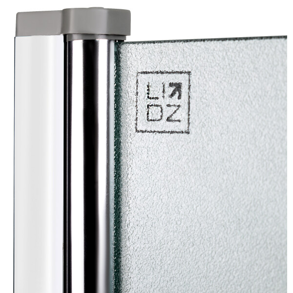 Штора на ванну Lidz Brama SS80x140L.CRM.FR стекло Frost 6 мм, левая