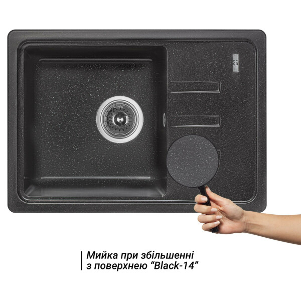 Кухонная мойка Lidz 620x435/200 BLM-14 (LIDZBLM14620435200)