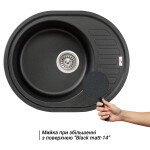 Кухонная мойка Lidz 620x500/200 BLM-14 (LIDZBLM14620500200)