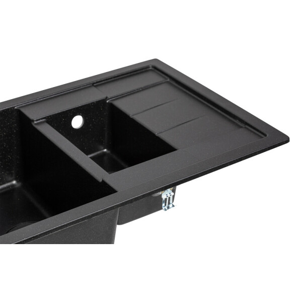 Кухонная мойка с дополнительной чашей Lidz 780x495/200 BLM-14 (LIDZBLM14780495200)