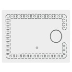 Зеркало Lidz 140.08.02 700х500 с LED-подсветкой