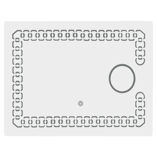 Зеркало Lidz 140.08.02 700х500 с LED-подсветкой