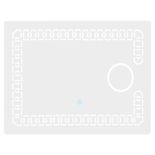 Зеркало Lidz 140.08.02 700х500 с LED-подсветкой