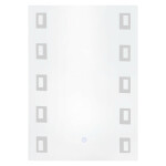 Зеркало Lidz 140.08.03 500х700 с LED-подсветкой