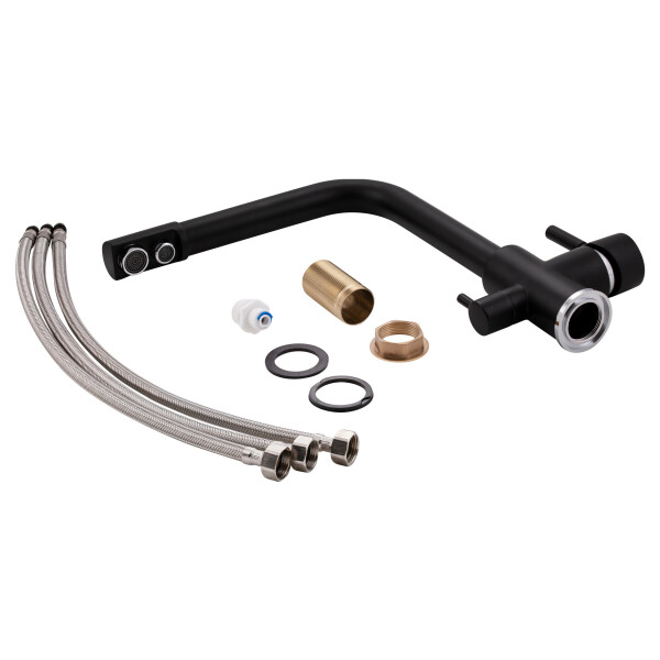 Змішувач для кухні Lidz (BLA) Over 38 020 з підключенням до фільтра