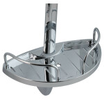 Штанга для душа Lidz (CRM) 49 40 019 с мыльницей