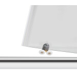 Душові двері в нішу Lidz Zycie SD90x185.CRM.TR, скло прозоре 5 мм