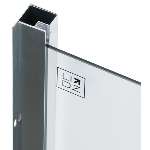 Душові двері в нішу Lidz Zycie SD90x185.CRM.TR, скло прозоре 5 мм