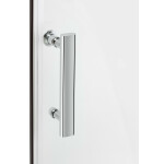 Душові двері в нішу Lidz Zycie SD100x185.CRM.TR, скло прозоре 5 мм