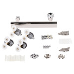 Душові двері в нішу Lidz Zycie SD100x185.CRM.TR, скло прозоре 5 мм