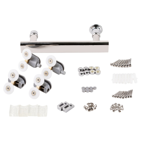 Душові двері в нішу Lidz Zycie SD100x185.CRM.TR, скло прозоре 5 мм