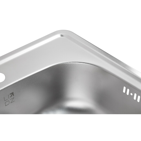 Кухонна мийка Lidz 4848 0,6 мм Micro Decor (LIDZ4848MDDEC06)