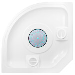 Гидромассажный бокс Lidz Tani SBM100x100.SAT.HIGH.FB, стекло Fabric 4 мм