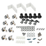 Гидромассажный бокс Lidz Tani SBM100x100.SAT.HIGH.FB, стекло Fabric 4 мм