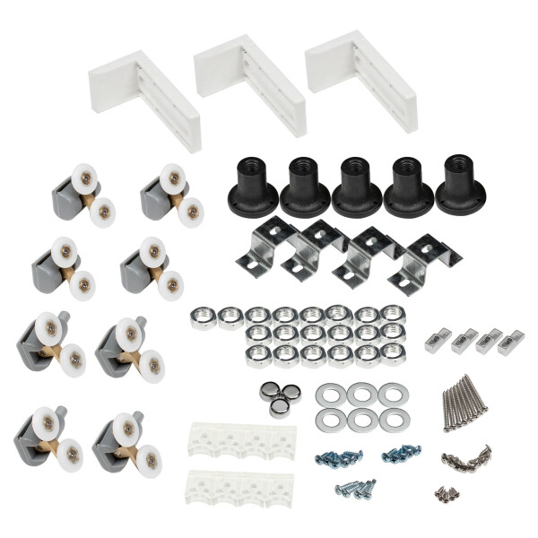 Гидромассажный бокс Lidz Tani SBM100x100.SAT.HIGH.FB, стекло Fabric 4 мм