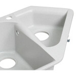 Кухонная мойка с дополнительной чашей Lidz 1000x500/225 GRA-09 (LIDZGRA091000500225)