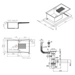 Кухонная мойка Lidz 860х500/240 BLM-14 (LIDZBLM14860500240)