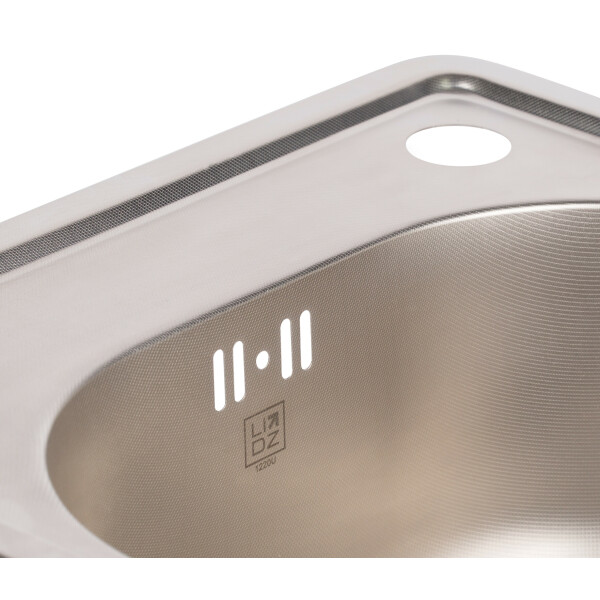 Кухонна мийка Lidz 3838 0,6 мм Micro Decor (LIDZ3838MDEC06)