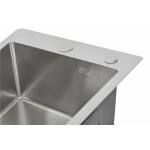 Набір 2 в 1 Lidz кухонна мийка H6050 3.0/0.8 мм Brush + дозатор для миючого засобу