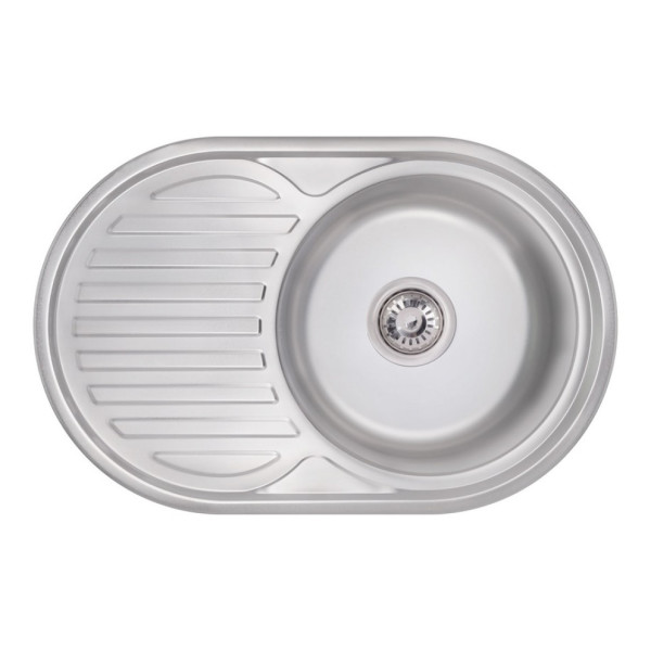 Кухонна мийка Lidz 7750 0,6 мм Polish (LIDZ775006POL)