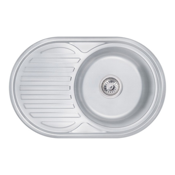 Кухонна мийка Lidz 7750 0,6 мм Decor (LIDZ775006DEC)