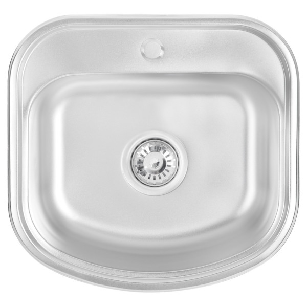 Кухонна мийка Lidz 4749 0,8 мм Satin (LIDZ4749SAT)