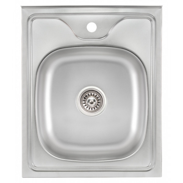 Кухонна мийка Lidz 5060 0,6 мм Decor (LIDZ506006DEC)