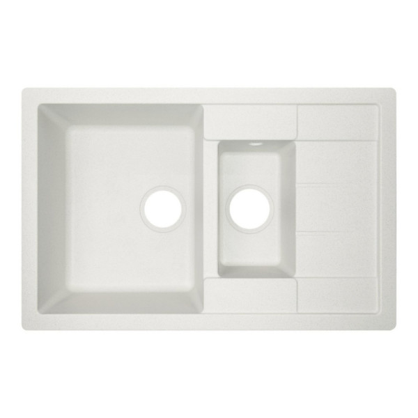 Кухонная мойка с дополнительной чашей Lidz 780x495/200 STO-10 (LIDZSTO10780495200)