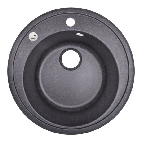 Кухонная мойка Lidz D510/200 BLA-03 (LIDZBLA03D510200)