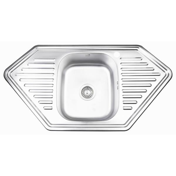 Кухонна мийка Lidz 9550-D 0,8 мм Decor (LIDZ9550DEC08)