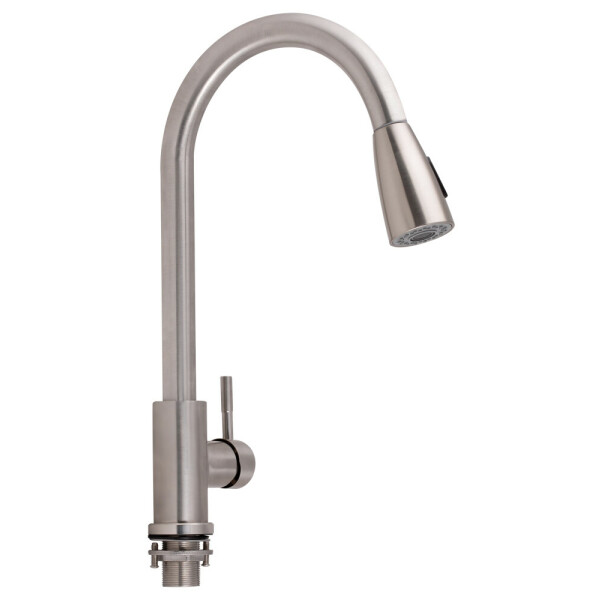 Змішувач для кухні Lidz (NKS) 12 32 015FL-8 з висувним виливом