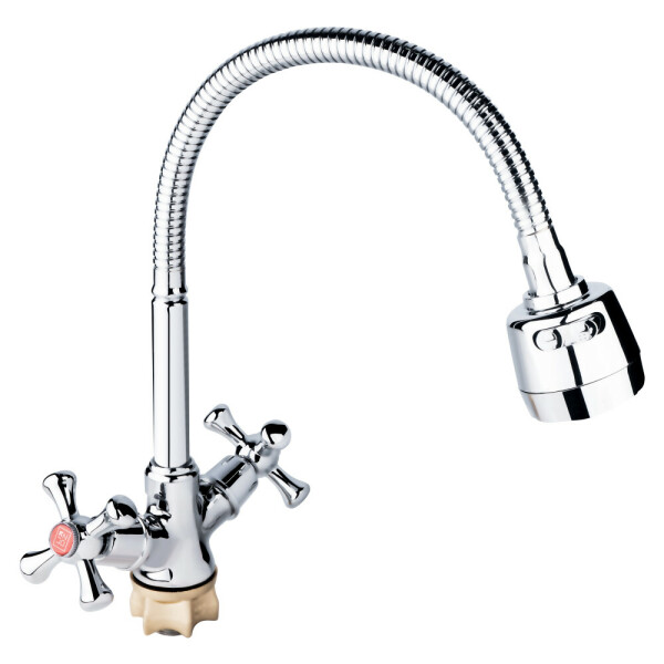 Змішувач для кухні Lidz (CRM) 75 21 271F-4 з рефлекторним виливом