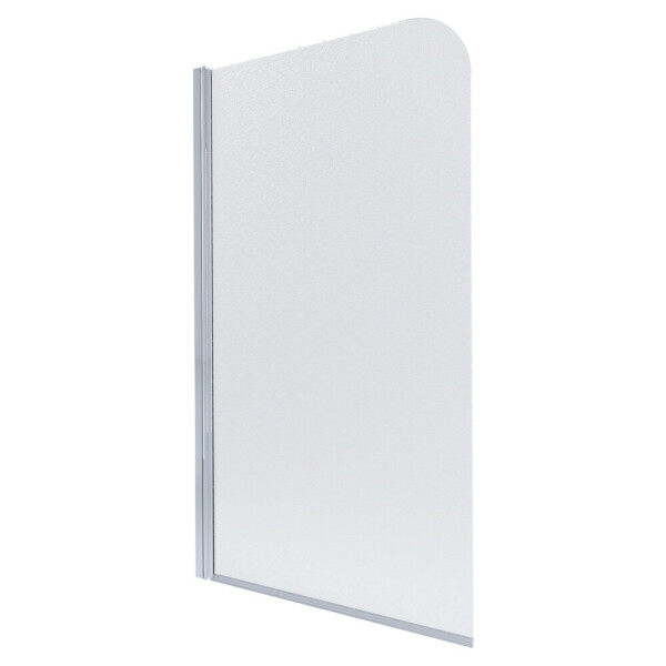 Штора на ванну Lidz Brama SS80x140L.CRM.FR стекло Frost 6 мм, левая