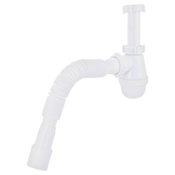 Сифон для раковини Lidz (WHI) 60 08 E003 00 (вихід 50 мм) без випуска