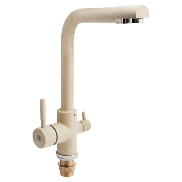 Змішувач для кухні Lidz (BEI) Over 38 020 з підключенням до фільтра